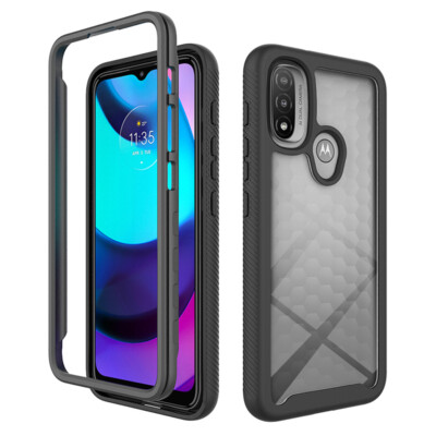 For Motorola Moto E40 E30 E20 Full Body Armor Shockproof Protection Case Cover