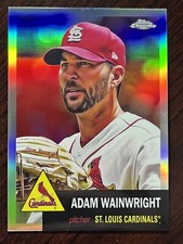 2022 Topps Chrome Platinum 1953 Anniversary Adam Wainwright Base Refractor 232