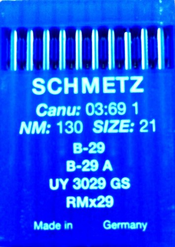 RMX29 B-29A UY3029GS S=130/21 RIMOLDI OVERLOCK INDUSTRIAL SEWING MACHINE NEEDLE - Picture 3 of 4