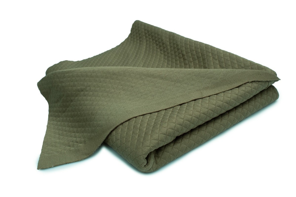Tissu Tricot Matelassé Petit Calandre - 50 Cm X 150 Cm, Motif Diamant, Polyester
