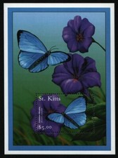 St. Kitts 2001 - Mi-Nr. Block 28 ** - MNH - Schmetterlinge / Butterflies