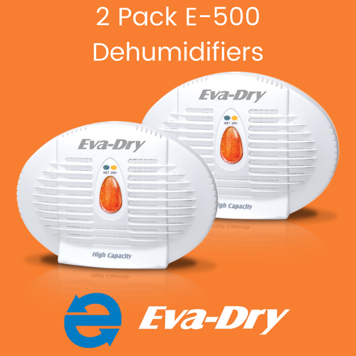 EvaDry E500 2 pack Renewable Wireless Dehumidifier eBay