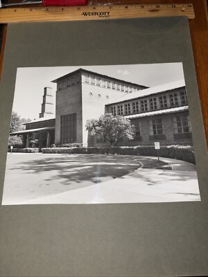 Antique Kingswood School Front MI Mounted Architecture Photo Eliel Saarinen