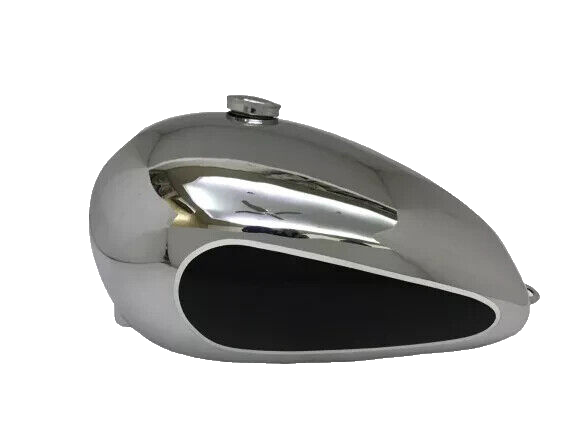 Triumph Bonneville T120TR6 Chrome & Black Painted Fuel Gas Fuel