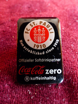 FC St. Pauli Pin Logo Coca Cola Zero Fussball Bundesliga