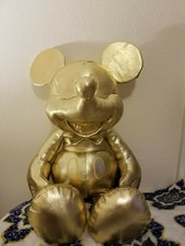 disney store mickey mouse gold collection large soft toy