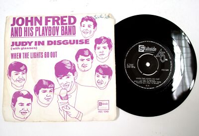 John Fred Playboy Band   Judy IN Disguise / When The Lights Go Out   7 '' Vinyl