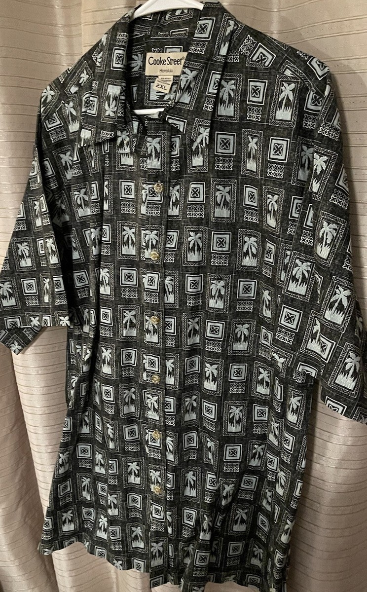 Men’s Cooke Street 2XL Reverse Print Hawaiian Shirt View 4