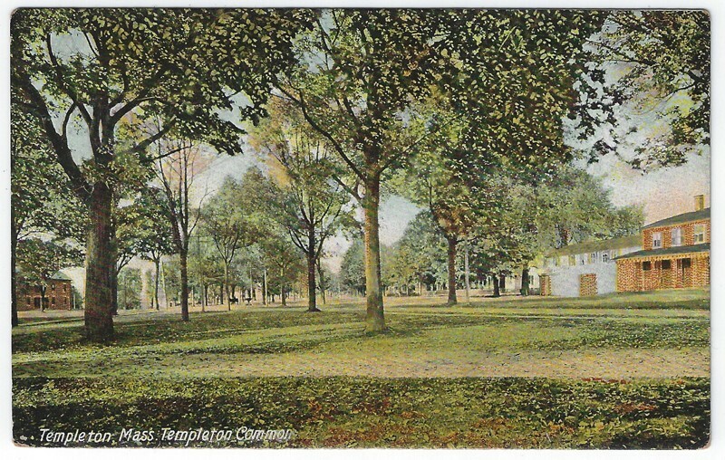 Templeton, Massachusetts, Early View of Templeton Common eBay