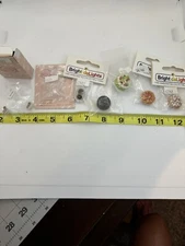 Bright Delights And Falcon Miniatures Baking Lot 1:12 7 Pieces Cakes And Pies