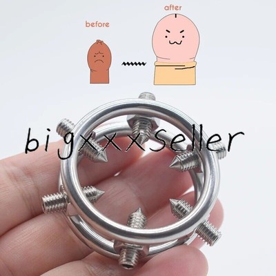 Brand New Ball Rings Metal Spike Ball Stretcher Bird Squeeze Lock