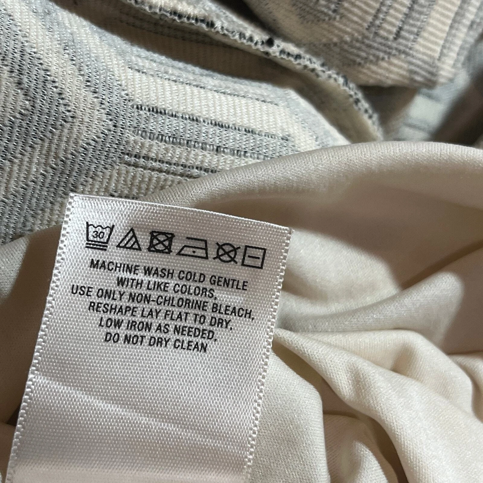 VETEMENTS Abito donna Anthropologie Leifsdottir Tonnelle taglia 6 nero bianco trapuntato