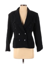 Linea Women Black Wool Blazer S