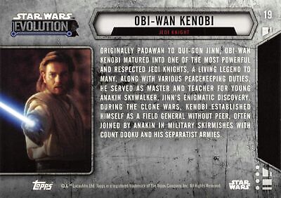 OBI WAN-KENOBI / Star Wars Evolution (Topps 2016) BASE
