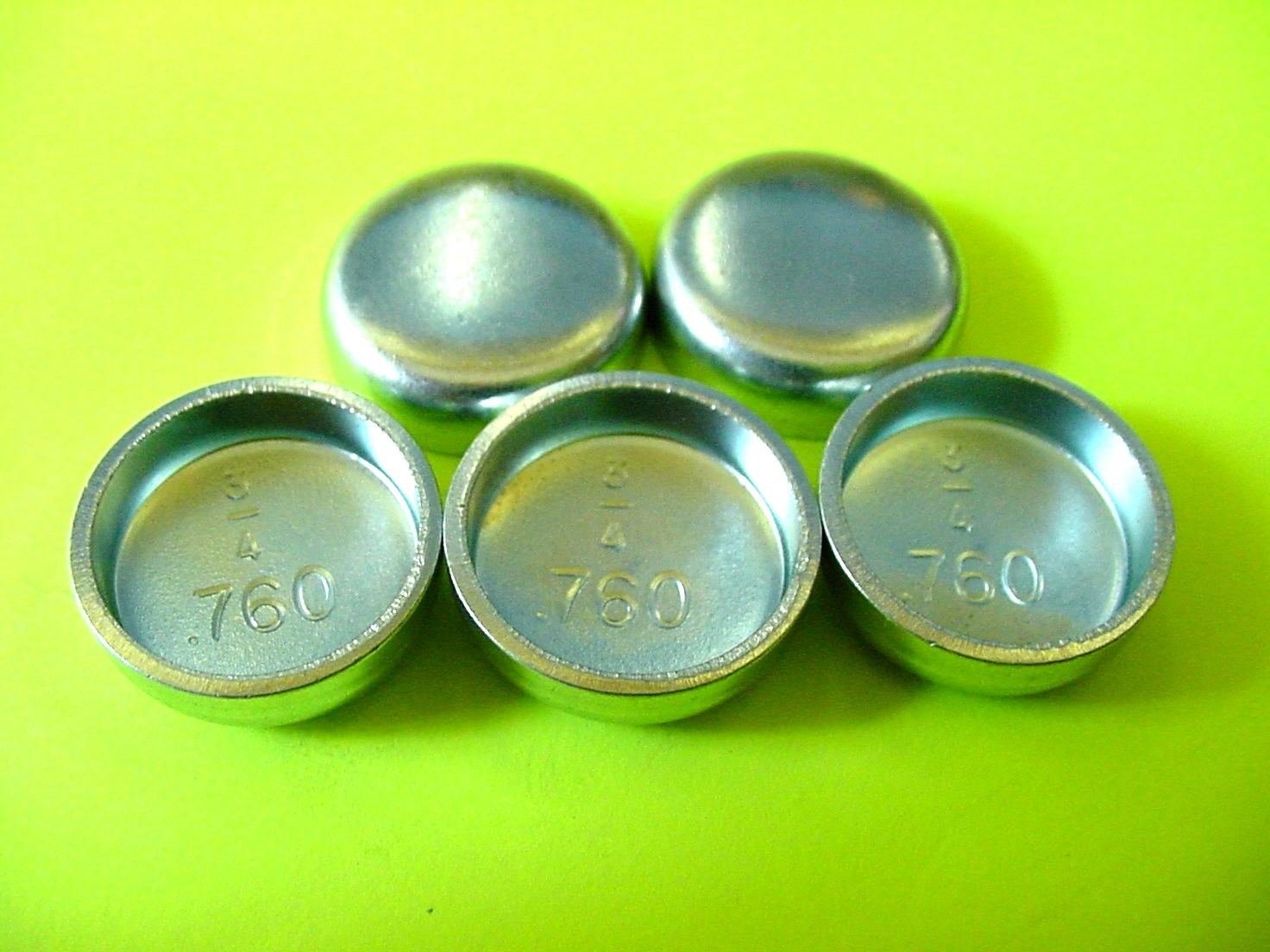 Fits GM 5pk 3/4" Freeze Expansion Plugs Zinc Plated Steel Engine