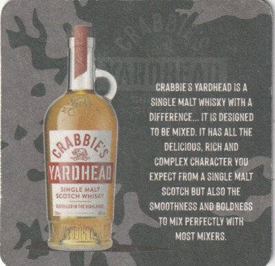 BIERMATTE - ABER FALLS WHISKY (WALES) - CRABBIES YARDHEAD - (Katnr ???)