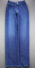 Vintage Womens Sasson High Rise Straight Leg Jeans Medium Wash Sz 25 Msr 25x30 
