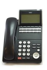 NEC DT300 DTL-12D-1 12 Button Display Phone Black 680002 