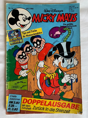 Walt Disneys Micky Maus Nr. 14 vom 29.3.1990 - Comic 1990 - Guter Zustand - TOP!