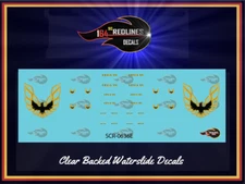 1/64 '73-76 Firebird "Gold" Phoenix Decal Set' SCR-0636E