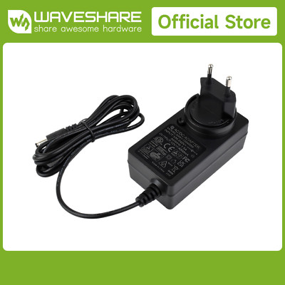 Waveshare Power Supply Power Adapter 12V 4A, DC Jack Output, OD 5.5mm, ID 2.1mm