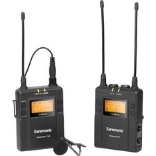 Saramonic Uwmic9 Tx9rx9 Camera-mount Wireless Omni Lavalier Microphone System