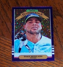 2019 Panini Donruss Optic Diamond Kings Purple Stars Prizm /125 Yoan Moncada #9