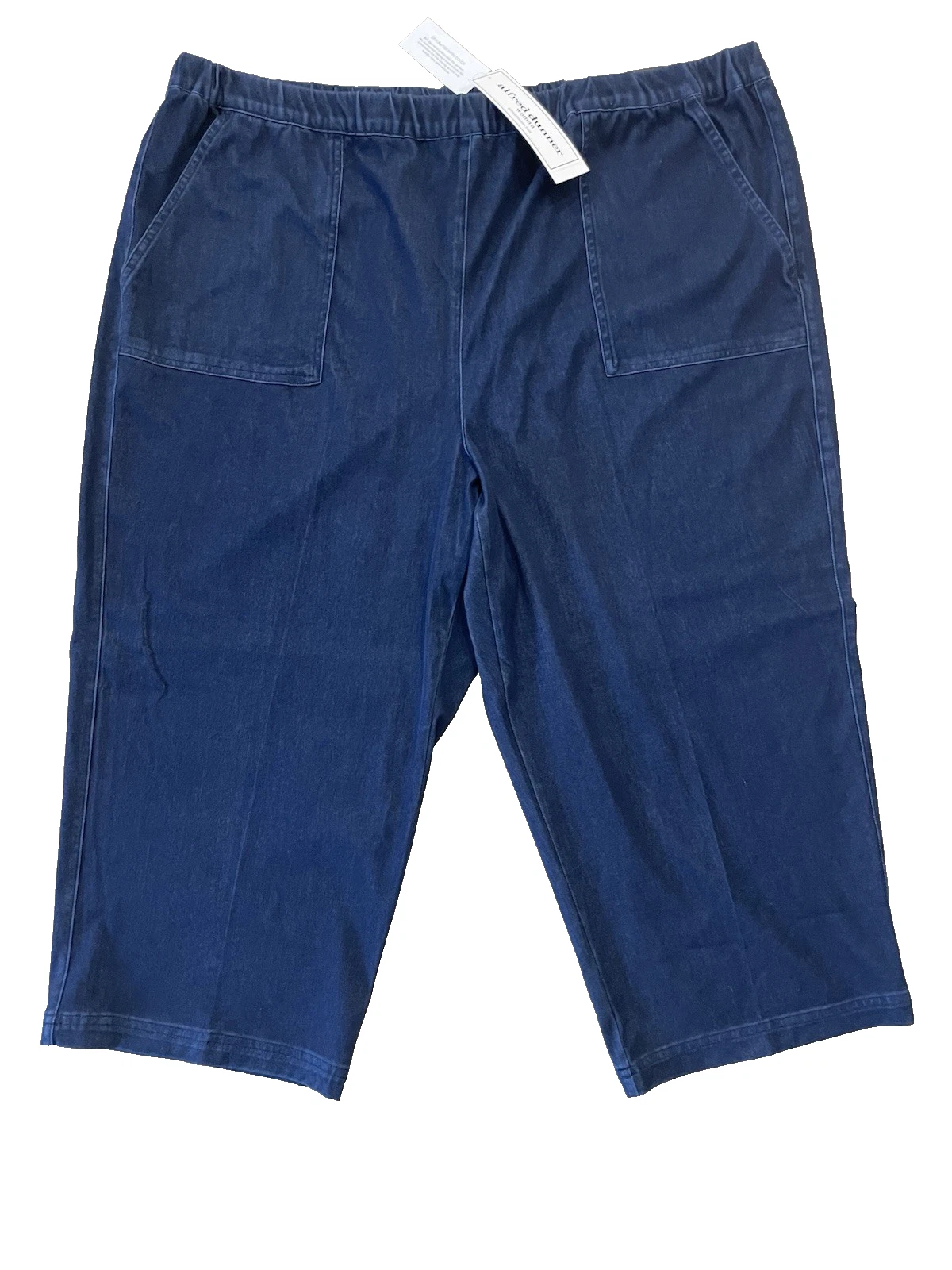 NWT Alfred Dunner Capri Pants Womens Plus Size 20W Blue Denim Look Stretch
Opens in a new window or