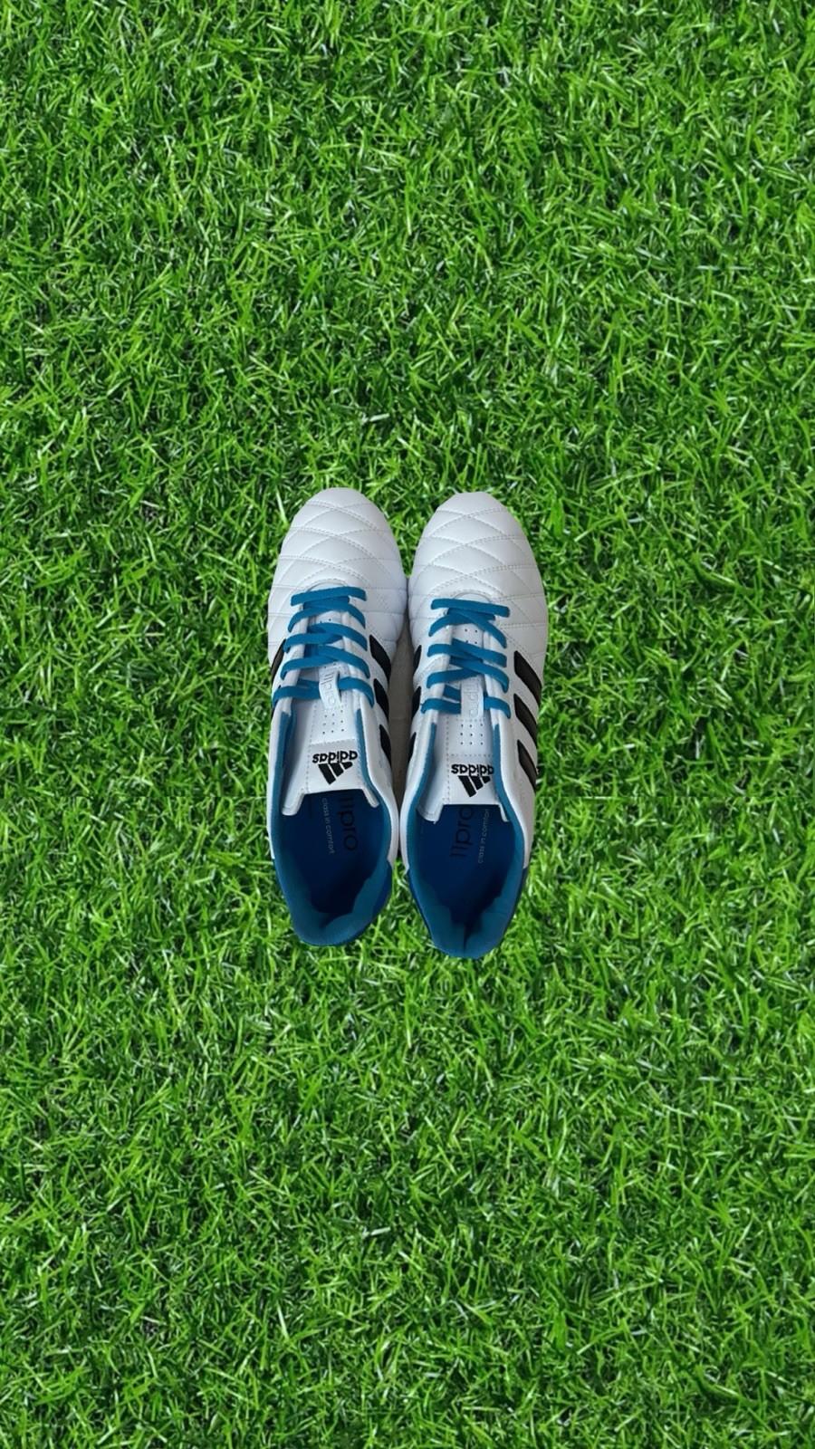 Scarpe da Calcio Adidas Adipure 11Pro FG Toni Kroos #8 -Bianche Blu | Taglia 42