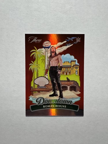 Roman Reigns #12 2024 Panini Three Count WWE Downtown card