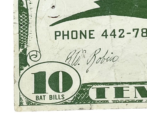 Batman Bucks Bills Warner Bros Vintage 1989 Film Promo Modulo Ordine Raro Sacramento - Foto 3 di 17