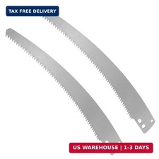 2pcs Pole Saw Blade, Steel Pole Saw Blade Replacement Silver Tree Pruner Replace
