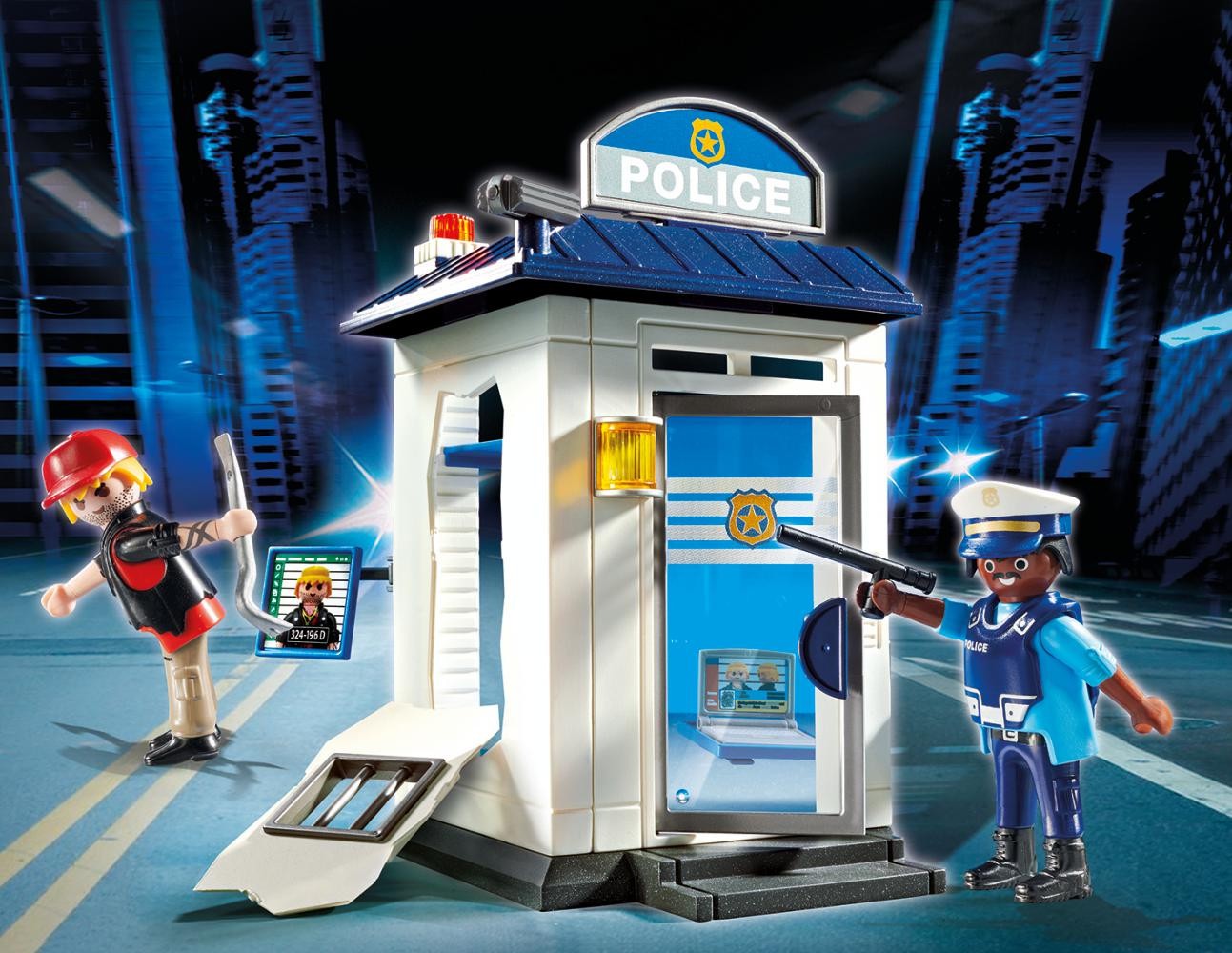Playmobil 70498 City Action Police Station Large Starter pack Policeman toy