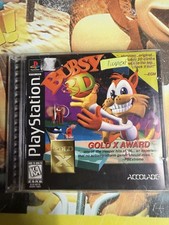 Thumbnail of ebay&reg; auction 298556515859 | Bubsy 3D (Sony PlayStation 1) US Gold X Award