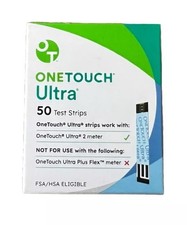 Strisce Reattive 50ct OneTouch Ultra Nuove Sigillate Scad. 12/2026 Spedizione Gratuita