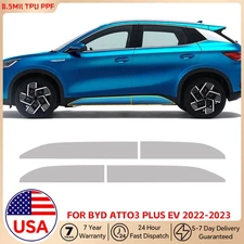 For BYD Atto 3 2022-2023 Door Side Skirt Precut Paint Protection Film Clear PPF