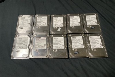 Lot of 1, 5, or 10 Toshiba 500 GB SATA III 3.5'' Hard Drive HDD 500GB SATAIII