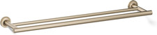 Kohler 14375-BV Purist  24" Double Towel Bar, Vibrant Brushed Bronze