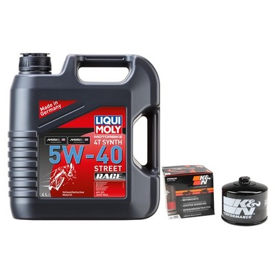 Inspektions-Set für BMW K 1300 R 55 Zoll Felge K12S/K43 09 LM 5W-40 4L K&N Filte