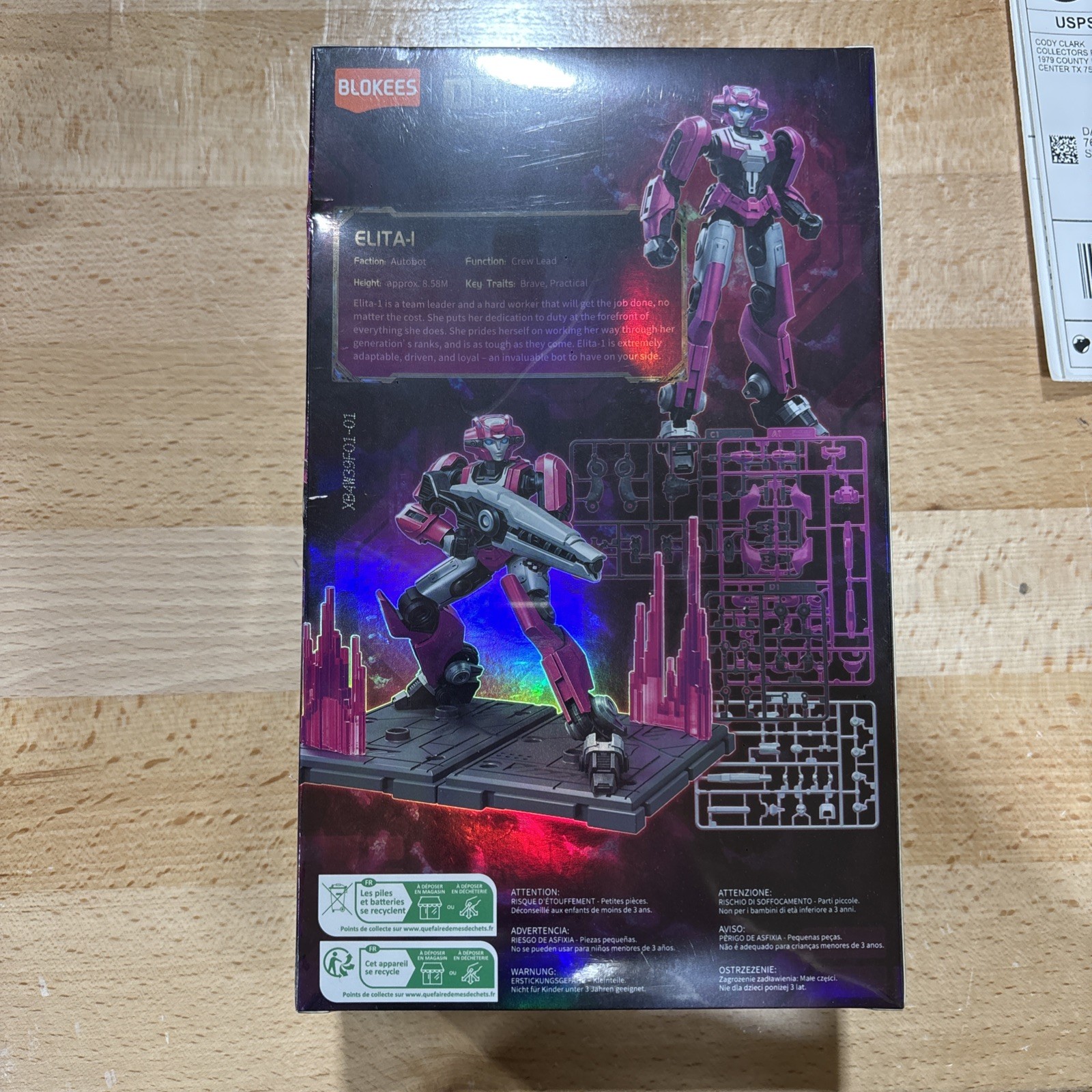 Blokees Transformers Classic Class #13 Elita-1 (Transformers One) Model Kit