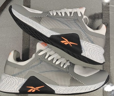 Reebok XT Sprinter Running Shoes Men s Size 10.5 Gray White Orange Athletic...