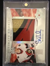 2020-21 Ultimate Collection Tim Stutzle Ultimate Rookies Jumbo Patch Auto #13/15