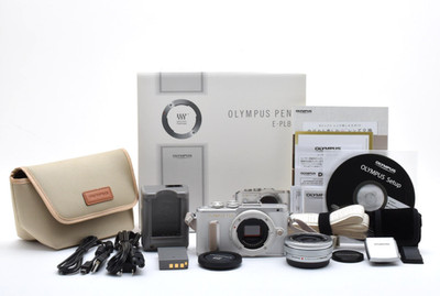 [BOX 1634 Auslösungen] OLYMPUS PEN E-PL8 weiße Digitalkamera 14-42 mm...