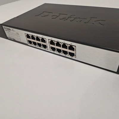 D-Link DGS-1016D Ethernet Switch, 16 Port Switch, 10/100/1000