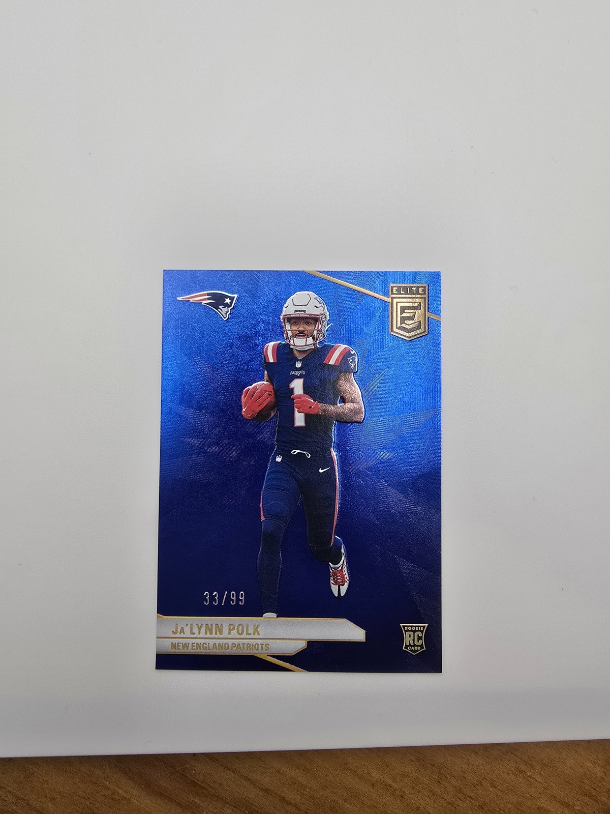 2024 Donruss Elite #153 Ja'Lynn Polk Blue #/99 RC Rookie