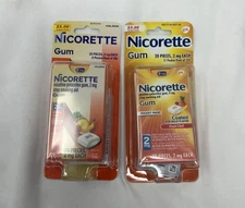 Nicorette Gum Fruit Chill 2mg – 2x20ct Packs – Exp. 2027 – Stop Smoking