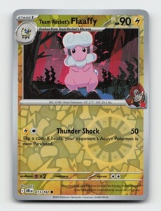 Team Rocket's Flaaffy 073/182 Destined Rivals Reverse Holo