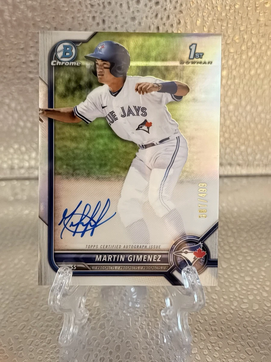 Bowman Toronto Blue Jays Baseball Autographed Sports Trading Cards