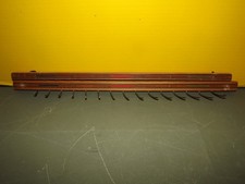 Vintage Wood/Metal Tie/Belt Holder - Wall Mount - 18"Long