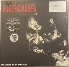 NEW Gene Page &lrm;&ndash; Blacula OST 2017 Red Vinyl Record LP RSD Funk Horror Soundtrack